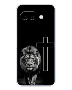 Чехол для Google Pixel 9A с картинкой «Лев и Крест»