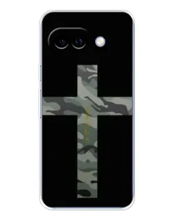 Чехол для Google Pixel 9A с картинкой «Милитари Крест»