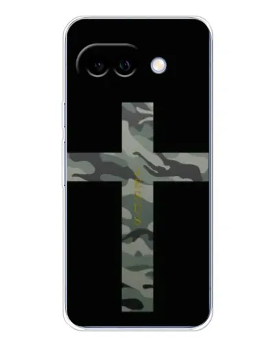 Чехол для Google Pixel 9A с картинкой «Милитари Крест»