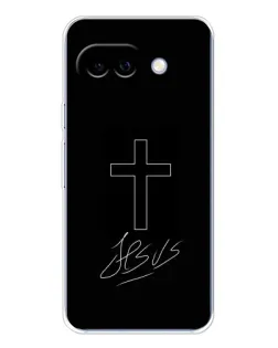 Чохол для Google Pixel 9A з картинкою «Графічний хрест Jesus»