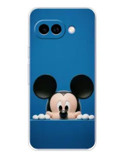 Чехол для Google Pixel 9A с картинкой «Микки выглядывает»