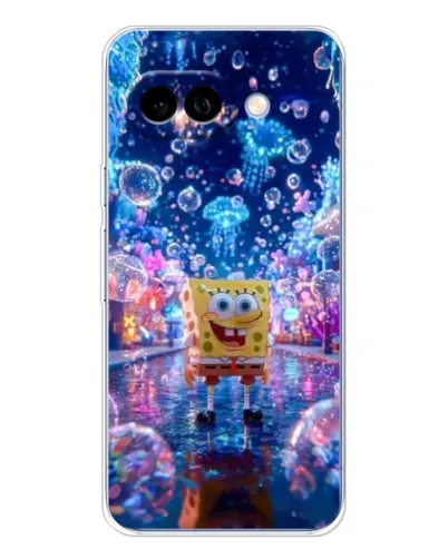 Чехол для Google Pixel 9A с картинкой «Неоновый океан»