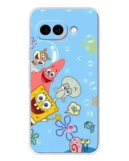 Чехол для Google Pixel 9A с картинкой «Веселые пузырьки»