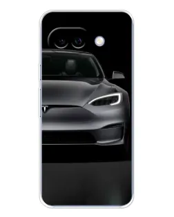 Чехол для Google Pixel 9A с картинкой «Tesla Model S Look»