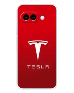 Чехол для Google Pixel 9A с картинкой «Tesla Red Classic»