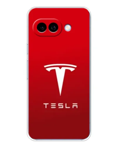 Чехол для Google Pixel 9A с картинкой «Tesla Red Classic»