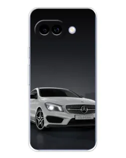Чехол для Google Pixel 9A с картинкой «Mercedes AMG GT Silver»