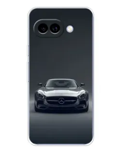 Чохол для Google Pixel 9A з картинкою «Mercedes на чорному»