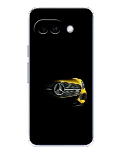 Чехол для Google Pixel 9A с картинкой «Mercedes — ретро стиль»