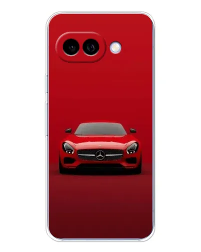 Чохол для Google Pixel 9A з картинкою «Червоний Mercedes AMG»