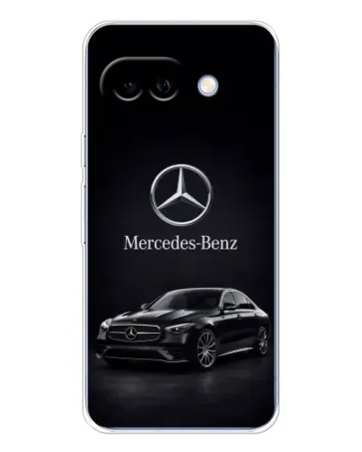 Чехол для Google Pixel 9A с картинкой «Mercedes — решетка радиатора»