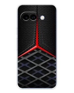 Чехол для Google Pixel 9A с картинкой «Mercedes Carbon Grid»