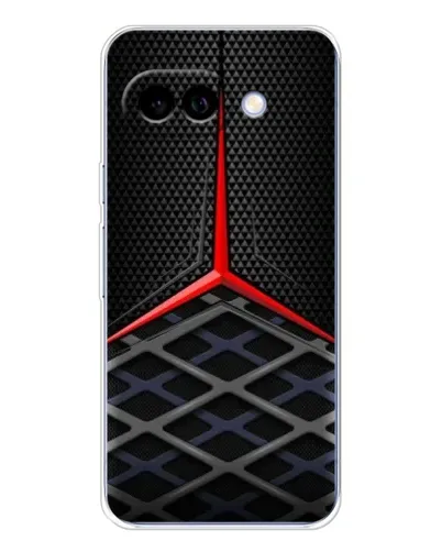 Чехол для Google Pixel 9A с картинкой «Mercedes Carbon Grid»