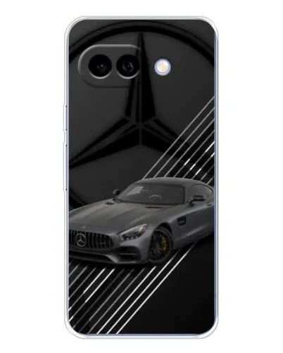 Чехол для Google Pixel 9A с картинкой «Mercedes AMG — графика»