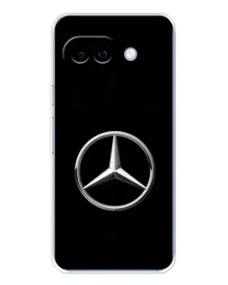 Чехол для Google Pixel 9A с картинкой «Mercedes классический лого»
