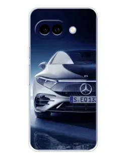 Чехол для Google Pixel 9A с картинкой «Mercedes EQ — будущее»