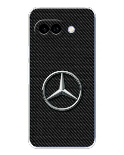 Чехол для Google Pixel 9A с картинкой «Карбоновый Mercedes стиль»