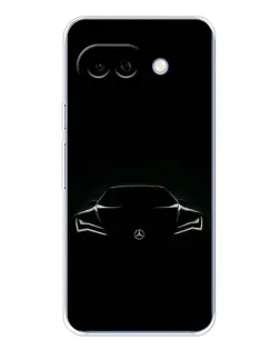 Чохол для Google Pixel 9A з картинкою «Mercedes — силует авто»