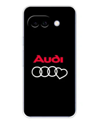 Чехол для Google Pixel 9A с картинкой «Логотип Audi Heart»