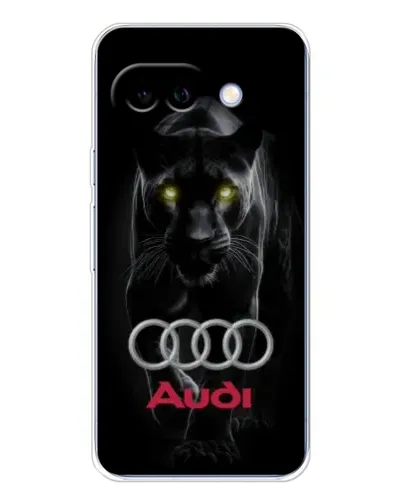Чехол для Google Pixel 9A с картинкой «Пантера и Audi»