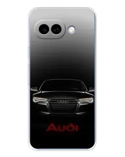 Чехол для Google Pixel 9A с картинкой «Audi — градиентный контур»
