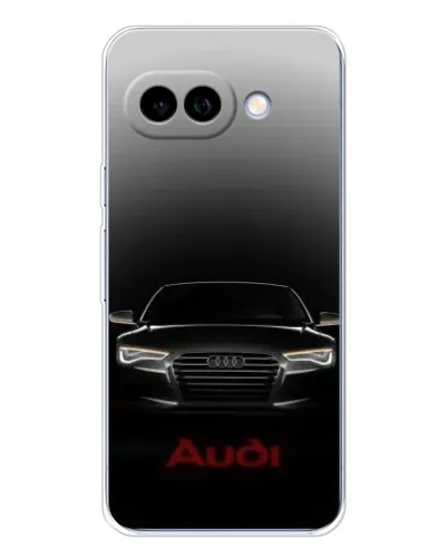 Чехол для Google Pixel 9A с картинкой «Audi — градиентный контур»
