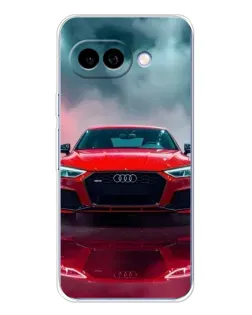 Чехол для Google Pixel 9A с картинкой «Audi RS — красный стиль»