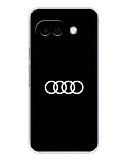 Чехол для Google Pixel 9A с картинкой «Audi White Logo»
