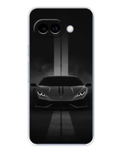 Чехол для Google Pixel 9A с картинкой «Lamborghini симметрия дорог»