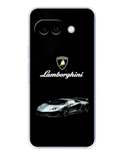 Чехол для Google Pixel 9A с картинкой «Логотип Lamborghini классика»