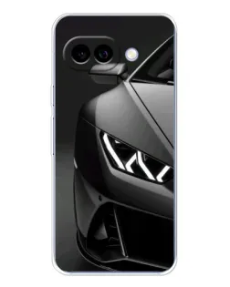 Чехол для Google Pixel 9A с картинкой «Lamborghini фары детализация»