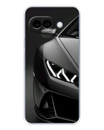 Чехол для Google Pixel 9A с картинкой «Lamborghini фары детализация»