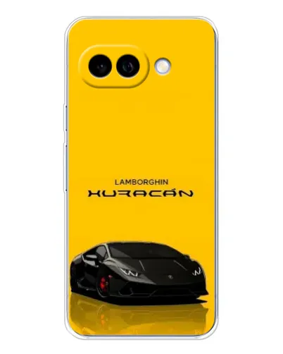 Чехол для Google Pixel 9A с картинкой «Lamborghini Huracan черный»