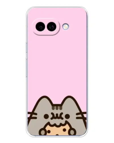 Чехол для Google Pixel 9A с картинкой «Pusheen и печенье»