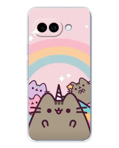 Чехол для Google Pixel 9A с картинкой «Единорог Pusheen»
