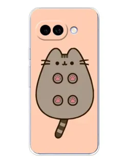 Чехол для Google Pixel 9A с картинкой «Пушин пузиком кверху»