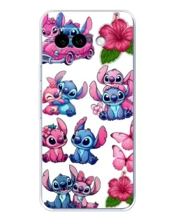 Чохол для Google Pixel 9A з картинкою «Стікери Stitch та Angel»