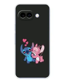 Чохол для Google Pixel 9A з картинкою «Анжел цілує Стіча»