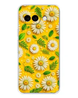 Чехол для Google Pixel 9A с картинкой «Ромашковое солнце»