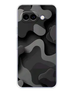 Чехол для Google Pixel 9A с картинкой «Темный абстрактный камуфляж»
