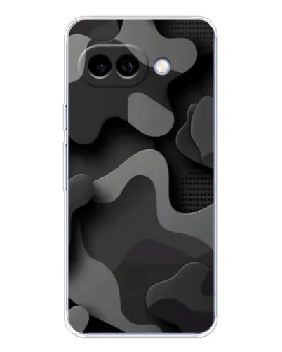 Чехол для Google Pixel 9A с картинкой «Темный абстрактный камуфляж»