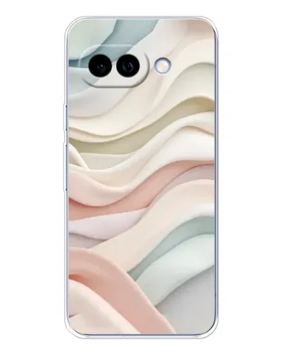 Чехол для Google Pixel 9A с картинкой «Пастельные нежные волны»