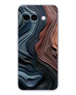 Чехол для Google Pixel 9A с картинкой «Цветные волны каньона»