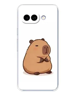 Чехол для Google Pixel 9A с картинкой «Толстенькая капибара»