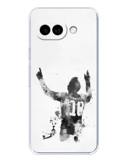 Чехол для Google Pixel 9A с картинкой «Messi ART»