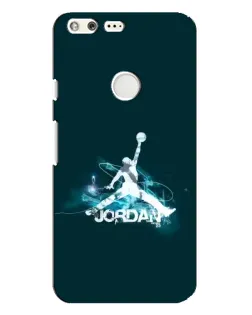 Чохол для Google Pixel XL з картинкою «Jordan Blue Fire»