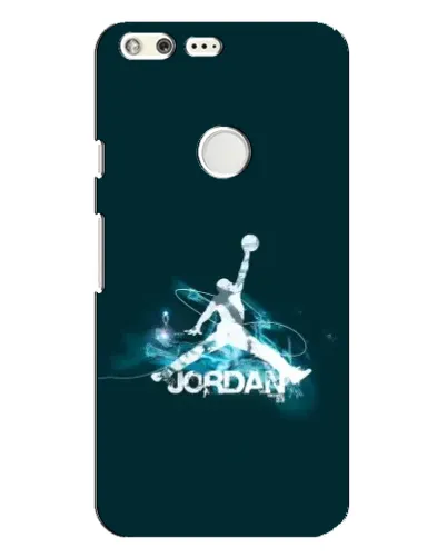 Чохол для Google Pixel XL з картинкою «Jordan Blue Fire»