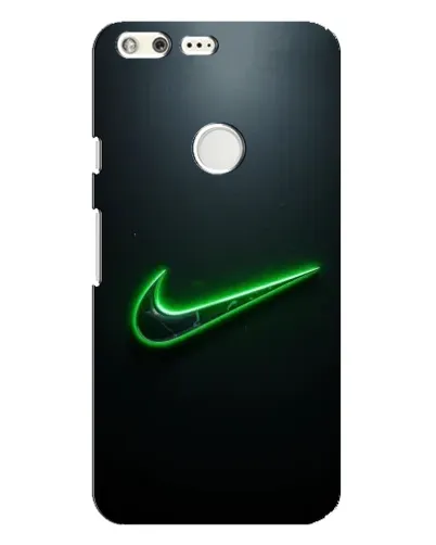 Чохол для Google Pixel XL з картинкою «Неоновий контур Nike»