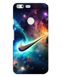 Чохол для Google Pixel XL з картинкою «Космічний Nike Swoosh»