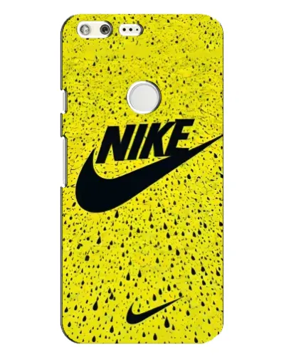 Чохол для Google Pixel XL з картинкою «Жовтий текстурний Nike»